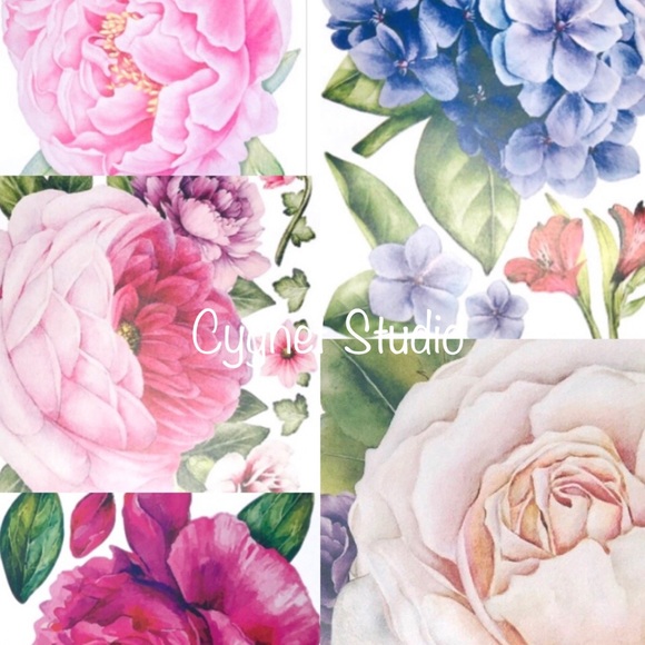 Main Street Jumbo Floral Wall Decor Creations Stickers (Choose Design) - Picture 12 of 12